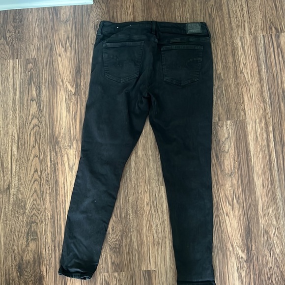 American Eagle Black Distressed Skinny Jeans - Picture 5 of 7